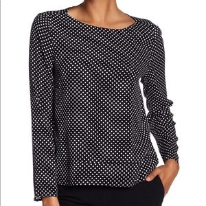 Philosophy Black Dot Blouse